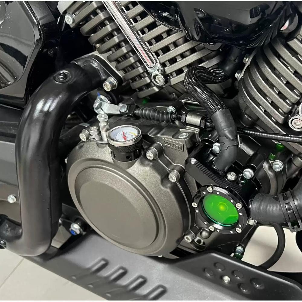 Suitable for Benda Napoleon BOB 450/500 engine modification, oil cap and oil temperature gauge parts are non-destructive.