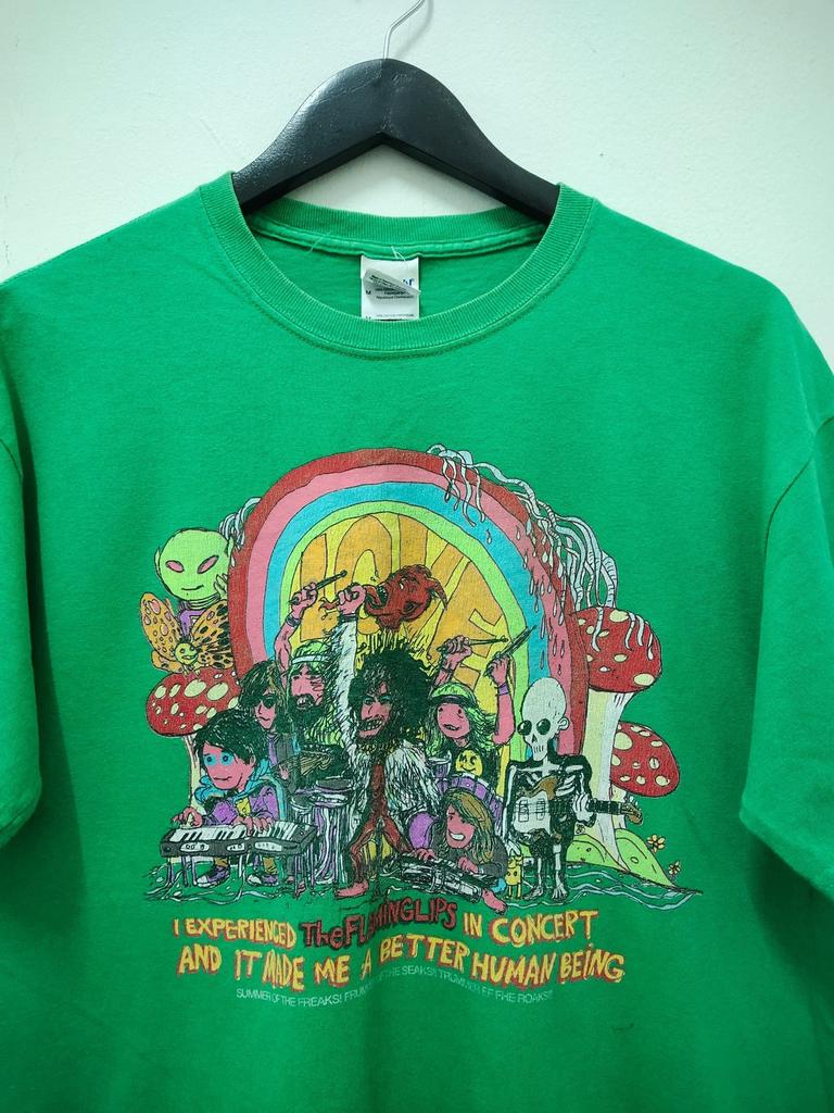 26 The Flaming Lips indie rock band t shirt Green tee Classic style NH13562 Unisex T-Shirt