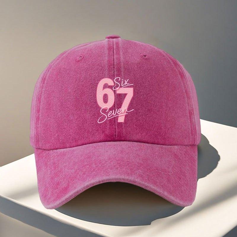 pc Number Vintage Baseball Cap Lightweight in Vintage Style Machine Washable Sixpanel Design with Ventilation Holes P
