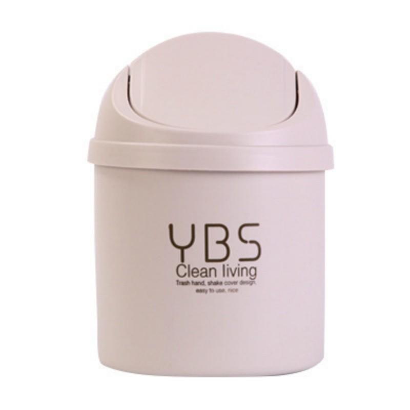 Мини Настольное Пластиковое Мусорное Ведро Бытовое Кухонное Письменный Стол с Крышкой Мусорное Ведро Гостиная Настольное Хранение Разного Мини Мусорное Ведро