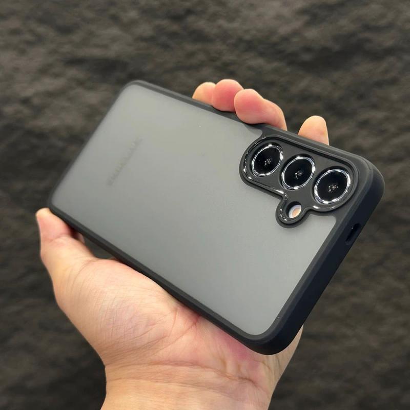 Прозрачный противоударный чехол Armor для Samsung S26 S24 S25 S23 S22 Ultra FE A17 A56 A36 A55 A54 A53 A14 A35 A34 A16 A15 M55 M54 M35Крышка