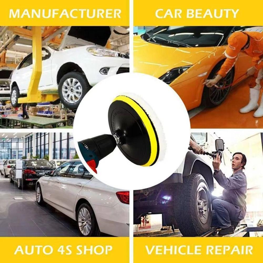 5 шт. 3/4/5/6/7 дюймов Диск из губки для полировки автомобиля для полировальной машины Уход за лакокрасочным покрытием автомобиля