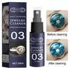 Jewelry Cleaner Spray Kit with Gloves Brush Universal Easy To Use Jewelry