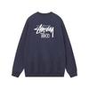 Unisex Oversized Cotton Crewneck Sweatshirt With Letter Dice Print Fall Youth Streetwear