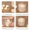 Wooden Wood Dumpling Skin Maker Round Shaped Dough Pressing Tool  Kitchen Baking Accessories