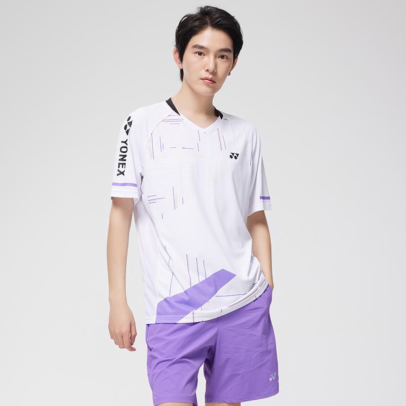 YONEX T-Shirts Men's V-neck Thin 110353BCR