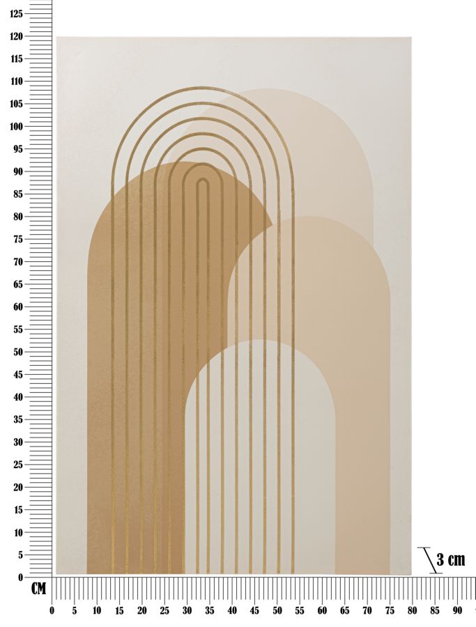 Настенная печать Картина Сияние -B- См 80X3X120