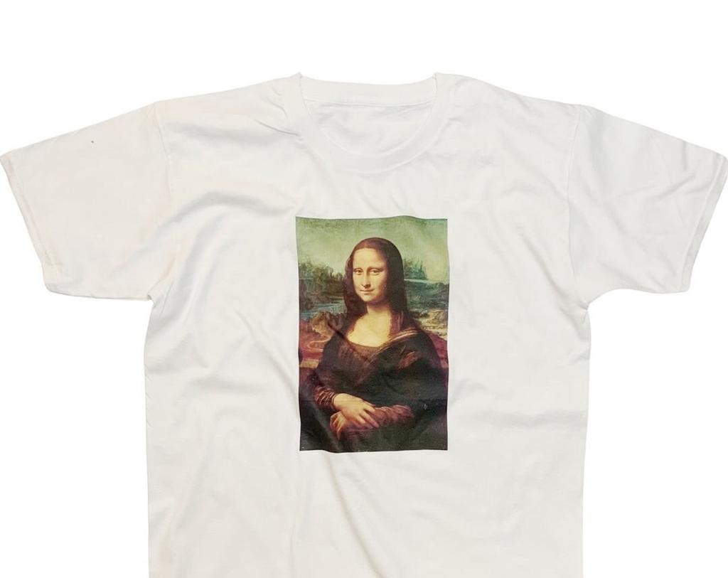 Mona Lisa by Leonardo Da Vinci Graphic T-Shirt Print