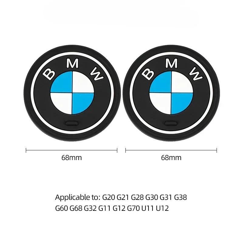 E60 E93 2025 Новый Для BMW M X3 X5 X6 2 шт. Резиновая Подставка под Стакан в Автомобиль Буфер Противошумный Коврик Подушка Для BMW F15 G05 F16 G06 F25 G01 G08 F