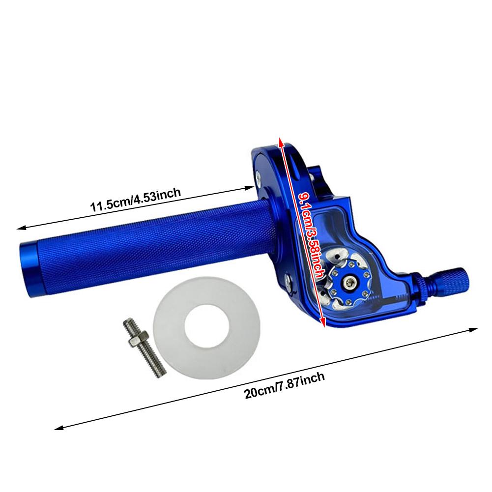22 мм CNC Алюминиевые Мотоциклетные Ручки Газа с Поворотом Руля для Мопеда Скутера Квадроцикла