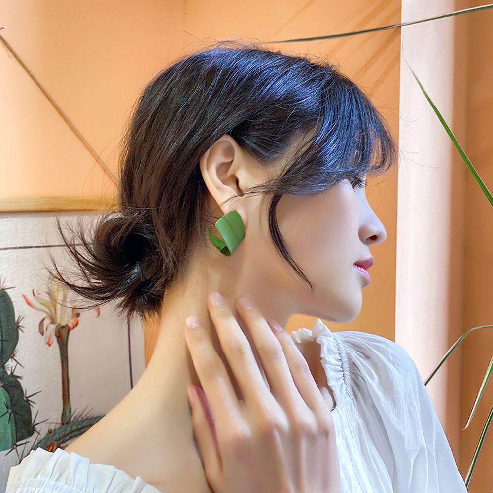 Дизайн Темперамент Геометрические Серьги Нестандартные Серьги-гвоздики Серьги в Корейском Стиле Женские Серьги