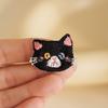 1PC Fabric Patch Decorative Cartoon Cat Stereoscopic Cloth Applique Handmade Embroidery Sewing Fashion Accessories