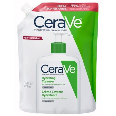 CeraVe Увлажняющий очищающий крем без отдушки Эко-запаска 473 мл