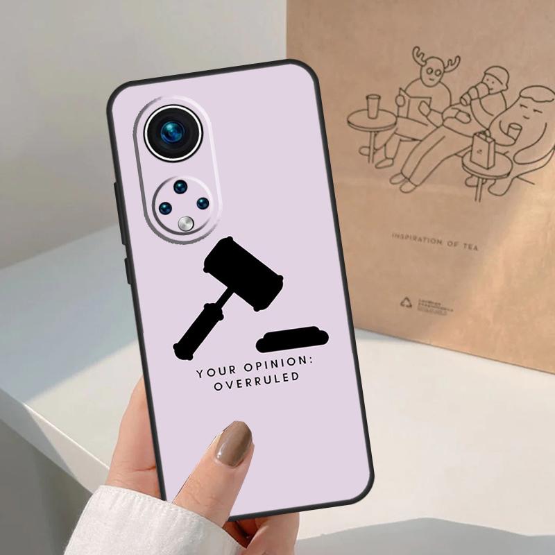 Студент-юрист Адвокат Судья Для Huawei Nova Y73 Y72 Y90 Y70 Y60 Y91 Y61 12s 12i 11i 8i 9 10 SE P40 Lite P60 P30 Pro Чехол