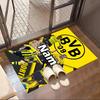 Custom Name Personalized Borussia Dortmund Print Carpet, Versatile Home Decor Rug, for Playroom, Apartment, Balcony, Entryway, Hallway Gift