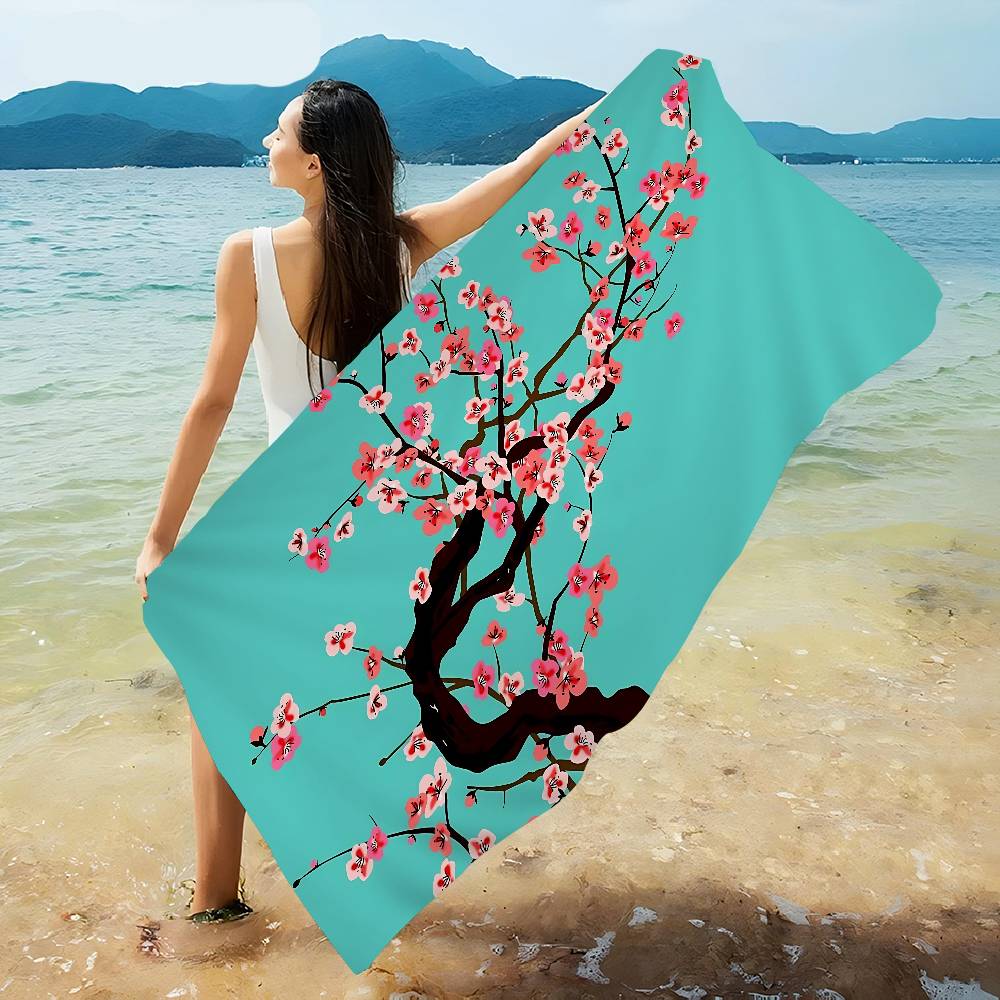 A-Arizona Green Tea Microfiber Beach Towel Absorbent Quick dry Soft Yoga Swimming Resort Mountain Climbing Towel