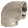 Stainless Steel 90° Female 3/8" Screw Elbow