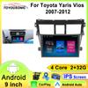 Android 13 Radio For Toyota VIOS Yaris 2007 2008 2009 2010-2012 Car Stereo Multimedia Player Carplay Auto GPS Navigation 2DIN