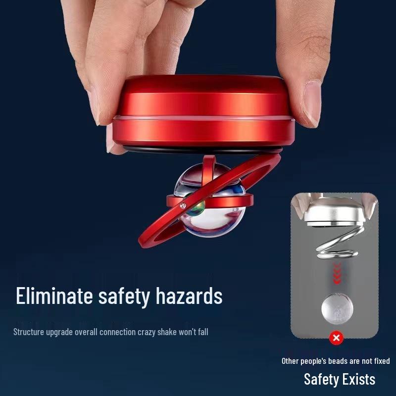 Солнечный автомобильный ароматизатор: Двухкольцевой вращающийся дезодоратор для духов для украшения интерьера