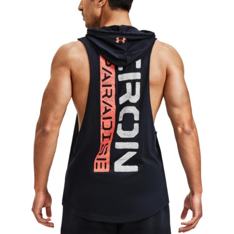 Under Armour Project Rock Iron Paradise Men Training Hoody Black Unisex 1370493-001
