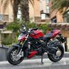 1/12 DUCATI Streetfighter V4 Карбоновый Красный Литой Игрушечный Транспорт Коллекционные Хобби Модель Мотоцикла Игрушки Детские Подарки на День Рождения