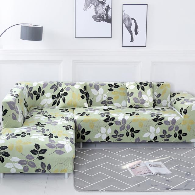 Geometric Corner Sofa Covers For Living Room Elastic Spandex Slipcovers Couch Cover Stretch Sofa Towel L Shape Need Buy 2pieces