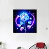 5D Diy Diamond Painting Blue Rose Diamond Embroidery Full Lay Anime Cross Stitch Kits Home Decor Handmade Gift