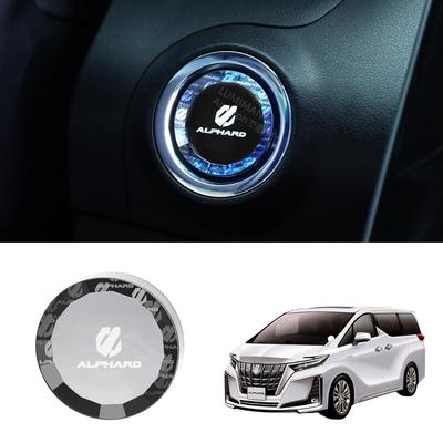 LUMIMAN Toyota Alphard ALPHARD 40 Series Автомобильный кнопочный переключатель запуска двигателя Crystal Engine Start Button Cover Крышка для кнопок запуска Детали интерьера Нарядный стиль Crystal Style