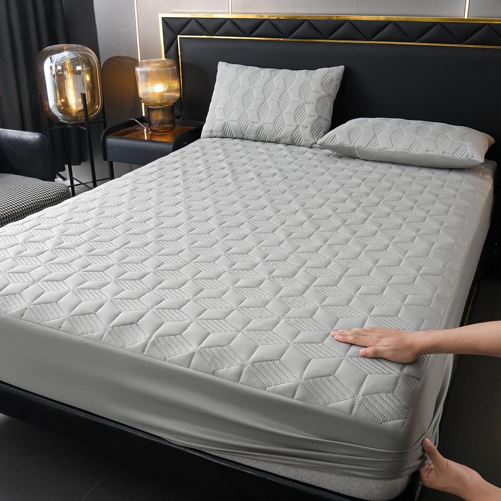 Стеганый водонепроницаемый натяжной простыня-защита для матраса