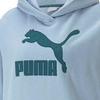 Puma Повседневная толстовка с капюшоном и логотипом, женская толстовка, синяя 539278-79