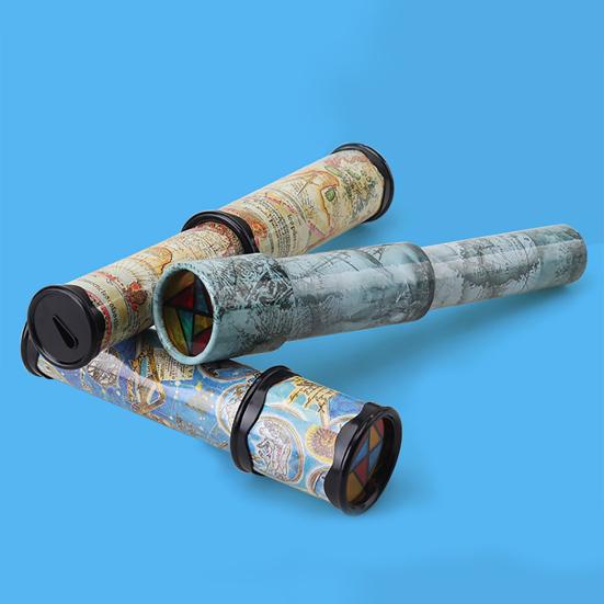 Color Cognition Grasp Comfortable Kids Kaleidoscope Rotatable Multicolored Design Classic Kaleidoscope for Children