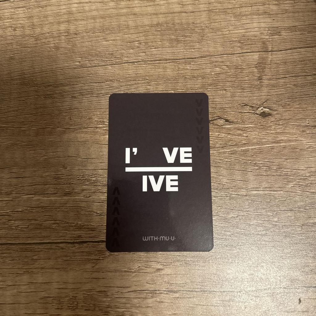 [USED] IVE i've withmuu 2.0 Yonton trading card Wonyoung