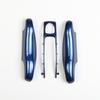For Porsche Gentian Blue Key Case Cayenne Macan911 Paramela 718/Taycan Blue