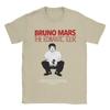 Футболка Bruno Mars The Romantic Tour Унисекс Винтажная Чистый Хлопок Круглый Вырез Короткий Рукав Футболки Большие Размеры Топы