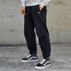 Vans Штаны мужские спортивные с манжетами из плотной трикотажной ткани с флисовой подкладкой, черные VN0A3HKNBLK