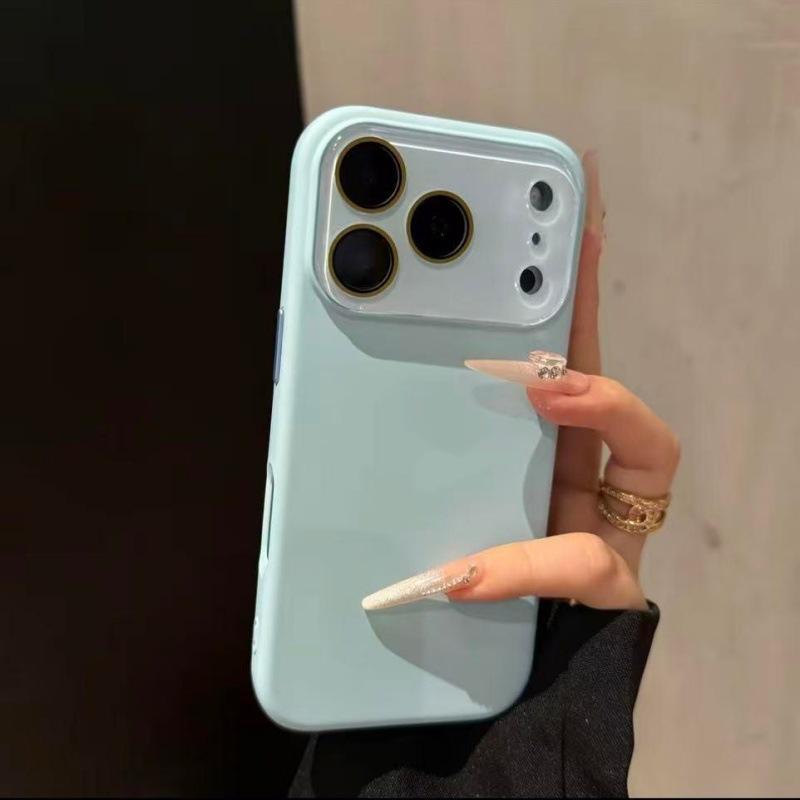 Применимо к iPhone17 чехол из жидкого силикона для мобильного телефона Apple 16promax противоударный полный чехол с защитной пленкой для объектива