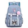 Cartoon Pattern College Style Backpack Large Capacity Junior High School High School Student Cute Style Schoolbag