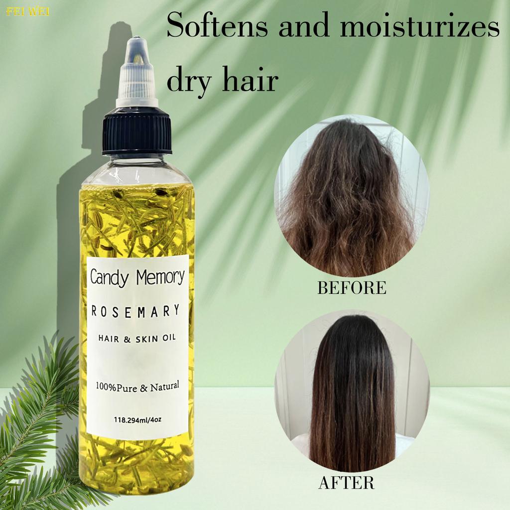 Rosemary Hair Growth Oil, Natural Herbal Extract for Scalp Care, Strengthens Hair Roots, Reduces Hair Loss, Promotes Hair Growth, 50ml