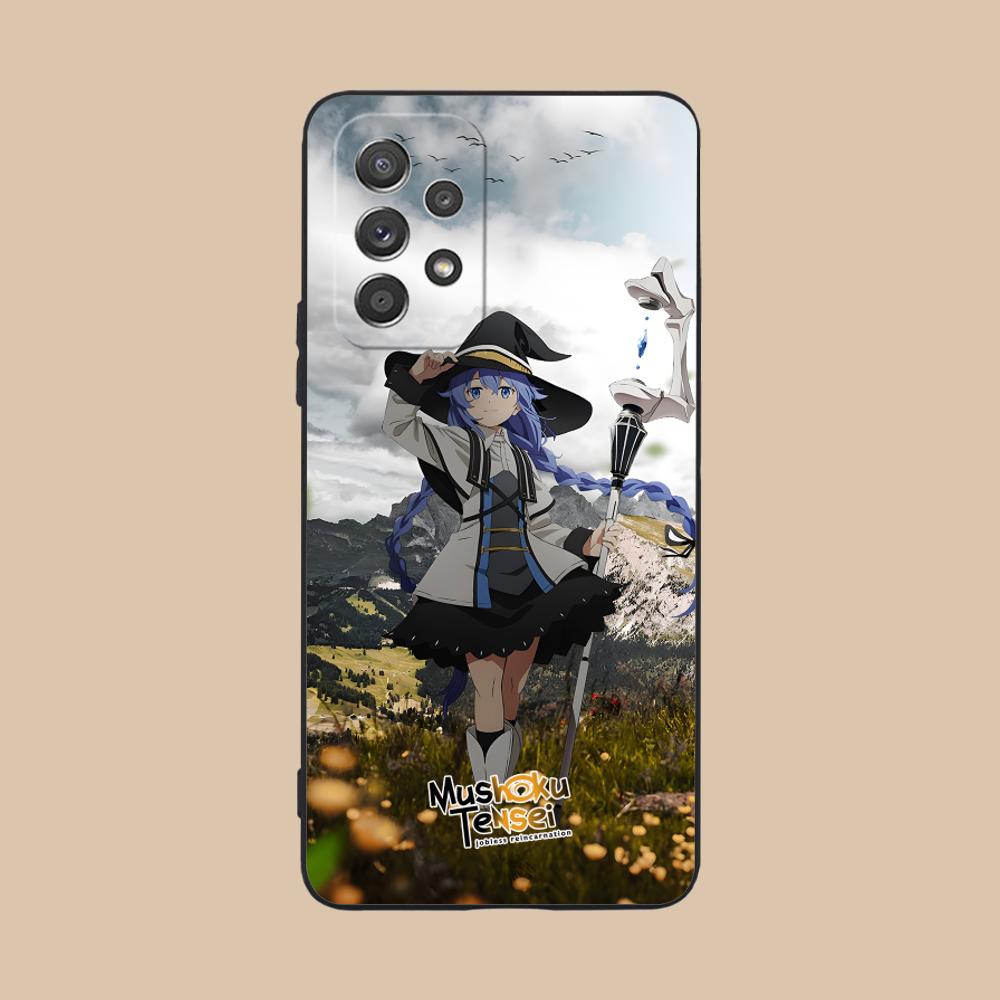 Чехол для мобильного телефона Mushoku Tensei Roxy для Samsung Galaxy M55 54 42 35 34 33 32 23 22 15 14 13 12 F55 5G Цветной чехол Роскошный