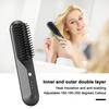 Портативная расческа для волос с подогревом и 3 регулируемыми температурами, быстрый нагрев, беспроводная расческа для выпрямления волос, щетка для ухода за волосами без повреждений, парикмахерская