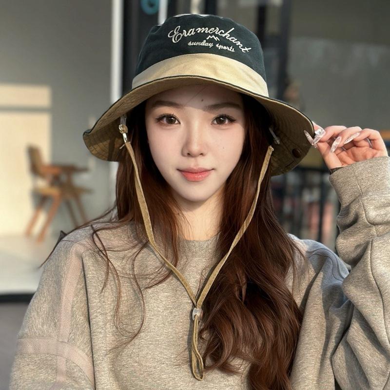 Красочные вышитые шляпы рыбака, защита от солнца весной и летом, защита от солнца на открытом воздухе, шляпа для альпинизма, шляпа для ковбоя в стиле вестерн