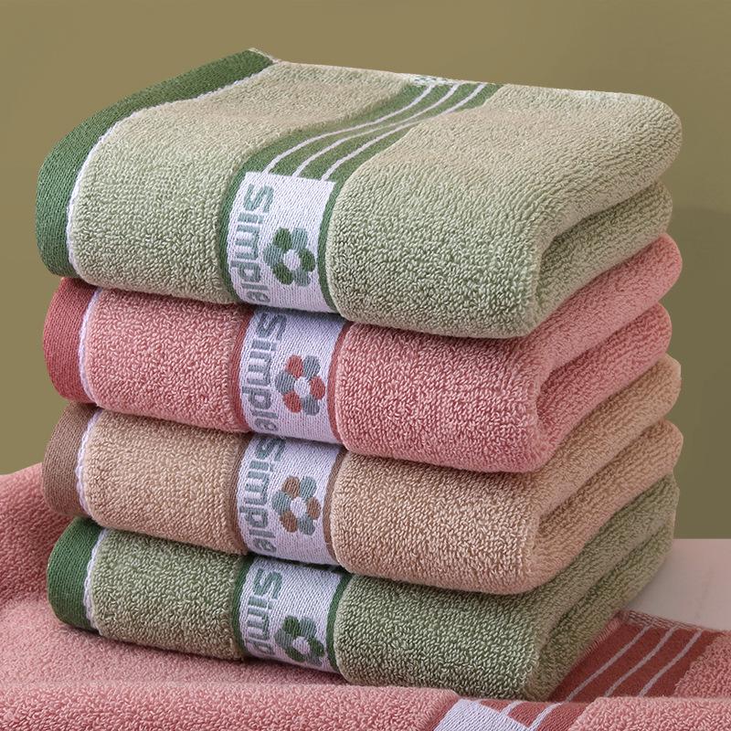 Жаккардная махровая салфетка из чистого хлопка: Плотное, Впитывающее Банное и Лицевое Полотенце