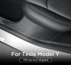 Smabee for Tesla Model Y 2021-2024 Rear Door Sill Guards Door Welcome Pedal Threshold Anti-Dirty Pad TPE Accessories