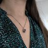 Серебряная подвеска с раухтопазом (дымчатым кварцем) 4.405ct, фианитами (2183570)