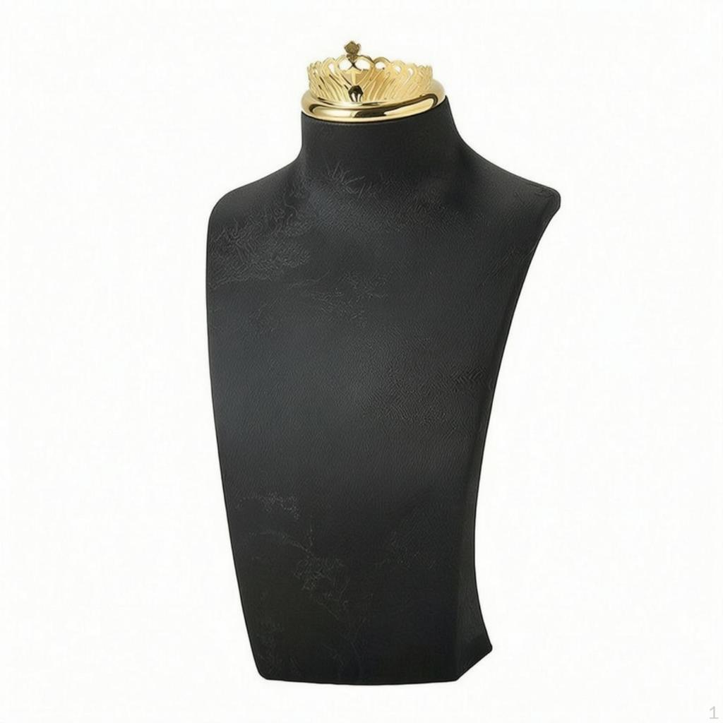 Necklace Bust Display Countertop Stand Slim for Retail Counters