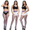 (Kung Pao Chicken)Women Sexy Fishnet Soft Tights Lingerie Transparent Erotic Lace Bodysuit