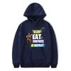 Printed Game Fortnite Sleep Eat Fortnite Repeat Casual Long Sleeve Hoodie Cotton