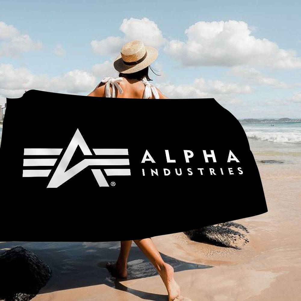 Alpha La Industries Микрофибровое пляжное полотенце Впитывающее Быстросохнущее Мягкое Полотенце для йоги, плавания, курорта, альпинизма