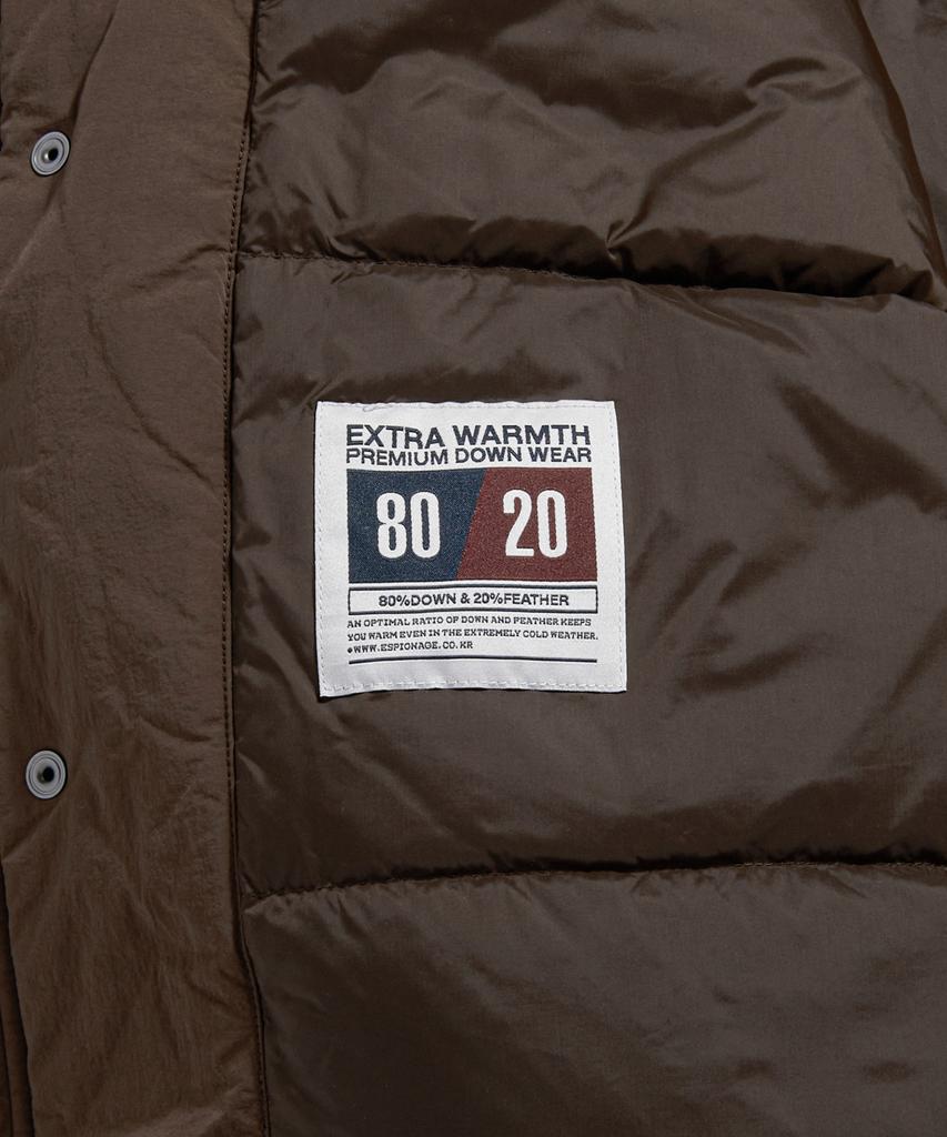 Espionage M65 Down Blouson Parka Dark Brown