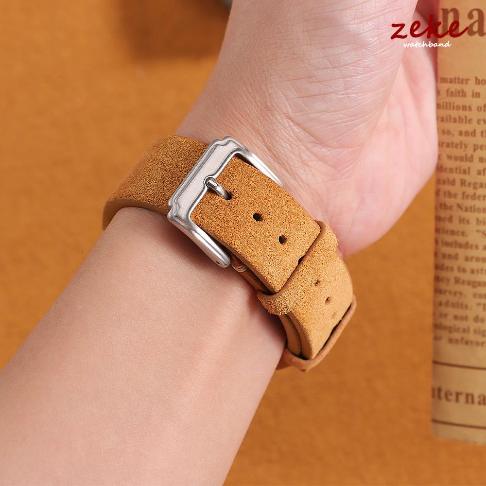 14 мм 16 мм 18 мм 20 мм 22 мм Браслет с быстрой застежкой Мягкий замшевый ремешок Браслет из телячьей кожи для женщин мужчин Коричневый ремешок Ремешок для смарт-часов